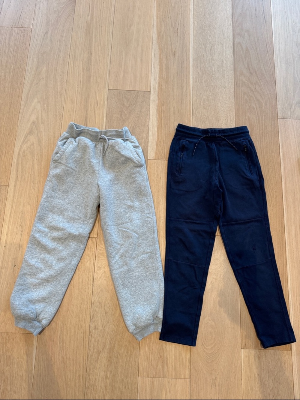GAP Kids Jogger Pants in Light Gray ( with soft lining) and Navy with zip pocket